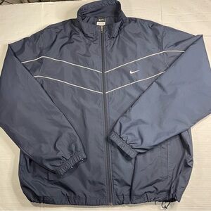 Nike Women's Windrunner Full-Zip Contrast-Trim Jacket - Armory Navy XXL